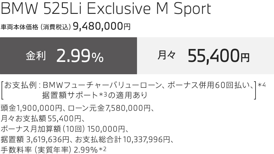 5 LONG WHEELBASE お支払例